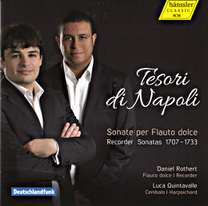 Tesori di Napoli Sonate per Flauto dolce Recorder Sonatas 1707-1733 / hänssler CLASSIC