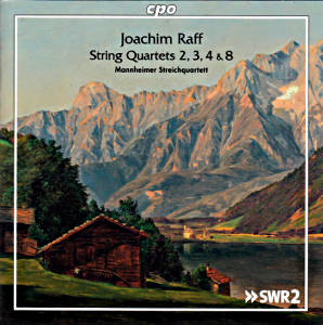Joachim Raff, String Quartets 2, 3, 4 & 8 / cpo