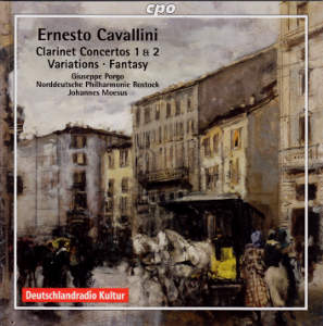 Ernesto Cavallini Works for Clarinet & Orchestra / cpo