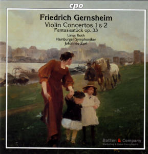 Friedrich Gernsheim, Violin Concertos / cpo