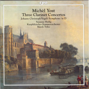 Michèl Yost, Three Clarinet Concertos / cpo