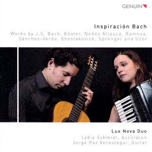 Inspiración Bach, Works by J.S. Bach, Köster, Núñez Allauca, Rameau, Sánchez-Verdú, Shostakovich, Sprenger and Uzor
