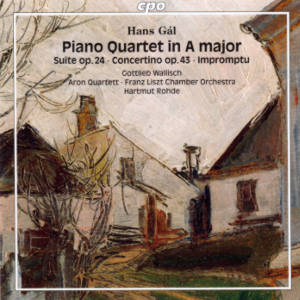 Hans Gál, Piano Quartet in A major