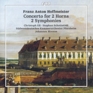 Franz Anton Hoffmeister, Concoert for 2 Horns • 2 Symphonies