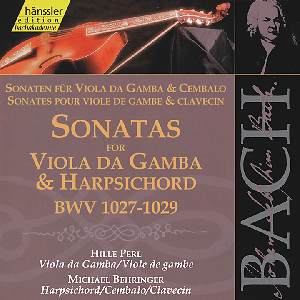 Sonaten für Viola da gamba & Cembalo BWV 1027-1029 / hänssler CLASSIC