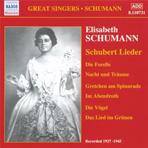 Great Singers • Schumann Schubert Lieder / Naxos