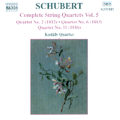 Franz Schubert – Complete String Quartets Vol. 5 / Naxos Franz Schubert – Complete String Quartets Vol. 5 / Naxos