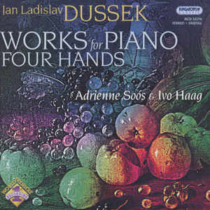 Jan Ladislav Dussek Werke für Klavier zu vier Händen / Hungaroton