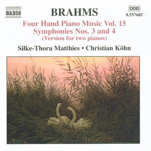 Brahms Four Hand Piano Music Vol. 15 / Naxos