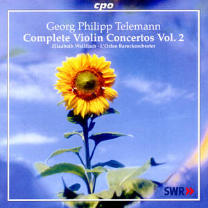 Georg Philipp Telemann Concertos for Violin, Strings & B.c. Vol. 2 / cpo