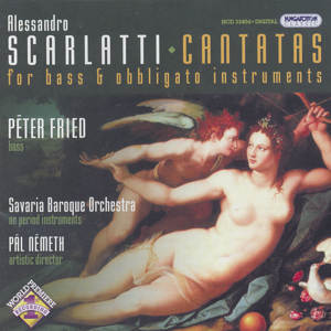 Alessandro Scarlatti Cantatas for Bass & obbligato instruments / Hungaroton