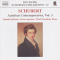 Franz Schubert Austrian Contemporaries Volume 3 Deutsche Schubert-Lied-Edition 23 / Naxos Franz Schubert Austrian Contemporaries Volume 3 Deutsche Schubert-Lied-Edition 23 / Naxos