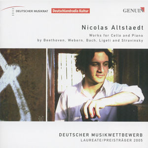 Nicolas Altstaedt Works for Cello and Piano by Beethoven, Webern, Bach, Ligeti and Stravinsky / Genuin
