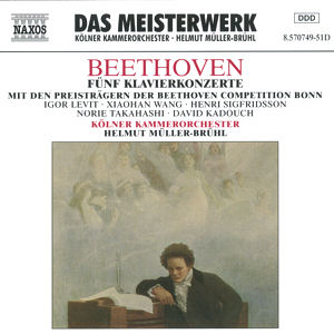 Beethoven Fünf Klavierkonzerte Mit den Preisträgern der Beethoven Competition Bonn / Naxos
