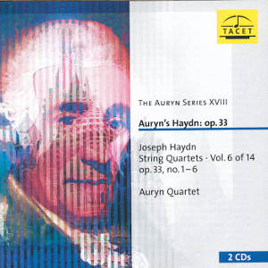 Joseph Haydn, String Quartets op. 33 Nr. 1-6 / Tacet