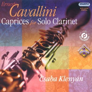 Ernesto Cavallini 22 Caprices for Solo Clarinet / Hungaroton