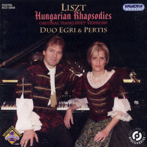 Ferenz Liszt, Hungarian Rhapsodies - original duet versions / Hungaroton
