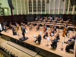 Bremer Philharmoniker bei der Aufzeichnung des Weihnachtskonzerts, Foto: René Beckmann