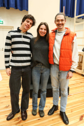 Die jungen Protagonisten: Paul Aschenwald, Paula Nocker, Teodor Pop. Foto: Barbara Palffy