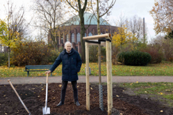 Dirigent Adam Fischer pflanzt einen Baum im Hofgarten, Foto: Susanne Diesner