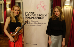 Dorothea Schupelius (Violine) und Jelizaveta Vasiljeva (Klavier), Foto: Fanny Mendelssohn Förderpreis
