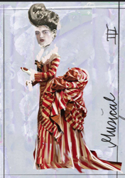 Figurine zu Die Dubarry von Sibylle Wallum an der Volksoper Wien, Foto: Volksoper Wien, Sibylle Wallum