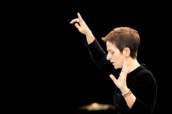 Komponistin und Dirigentin Konstantia Gourzi, Foto: Astrid Ackermann