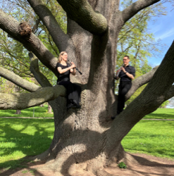 Musikalischer Wandeltag: Irene Reise, Balthasar Hens, Foto: Angela Ehrlich