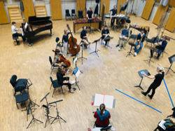 Probe des Ensemble Particles, Foto: Julia Beier