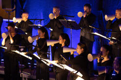 SWR Vokalensemble 2021 bei der UA von Chaya Czernowins Unhistoric Act, Foto: SWR, Ralf Brunner