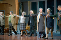 Schlussapplaus bei Tristan und Isolde an der Deutschen Oper Berlin - Stephen Gould 3. von rechts. Foto: Bettina Suess