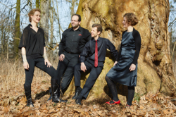 Sieht aus, als wäre es schon in Rheinsberg angekommen: das Bode Quartett Berlin, Foto: Matthias Jankowiak