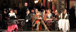 Szene aus Puccinis La Bohème an der Bayerischen Staatsoper, Foto: Wilfried Hoesl