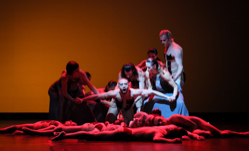 Szene aus dem Ballett Troja, das am 28. Juni 2024 seine Uraufführung am Staatstheater am Gaertnerplatz erlebt., Foto: Marie-Laure Briane, Staatstheater am Gaertnerplatz