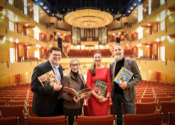 (v.l.n.r.) Bernd Jung, Barbara Roerig, Marie Babette Nierenz, Fritz Froemming. Foto: Sven Lorenz
